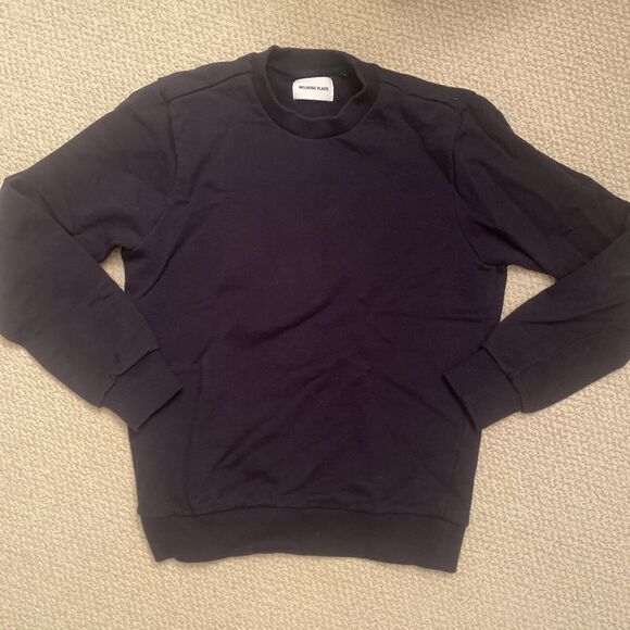 Melrose Place Ozark GD Crewneck Navy Blue Men’s Sweatshirt Size Small - Picture 2 of 3